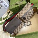 Gucci Original gg canvas belt bag 28566 Brown