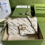 Gucci x Balenciaga The Hacker Project small GG Marmont bag White