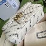 Gucci x Balenciaga The Hacker Project small GG Marmont bag White