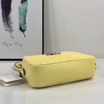 Gucci GG Marmont Small Matelasse Shoulder Bag Yellow 447632