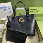 Gucci Small tote with Double G bag ‎652680 Black