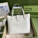 Gucci Small tote with Double G bag ‎652680 White