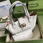 Gucci Small tote with Double G bag ‎652680 White