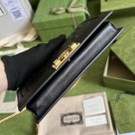 Gucci GG wallet with chain ‎676155 Black