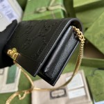 Gucci GG wallet with chain ‎676155 Black