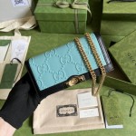 Gucci GG wallet with chain ‎676155 Blue