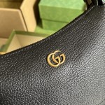 Gucci Aphrodite shoulder bag with Double G ‎739076 Black