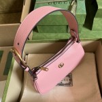 Gucci Aphrodite shoulder bag with Double G ‎739076 Pink