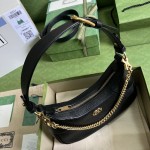 Gucci Aphrodite small shoulder bag ‎731817 Black