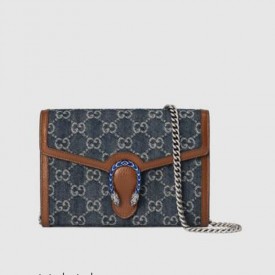 Replica Gucci Denim Dionysus mini chain Bag