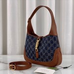 Gucci Denim Jackie 1961 small shoulder bag 636706