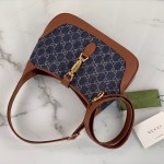 Gucci Denim Jackie 1961 small shoulder bag 636706