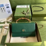 Gucci Diana mini shoulder bag ‎675795 Green