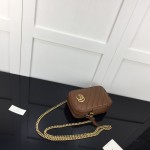 Gucci GG Marmont matelassé mini bag Brown