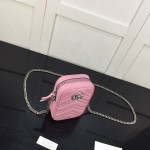 Gucci GG Marmont matelassé mini bag Pink