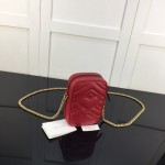 Gucci GG Marmont matelassé mini bag Red