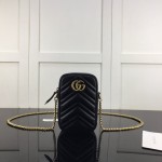 Gucci GG Marmont matelassé mini bag black