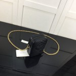 Gucci GG Marmont matelassé mini bag black