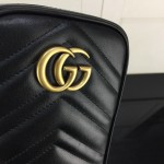 Gucci GG Marmont matelassé mini bag black