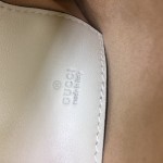 Gucci GG Marmont matelassé mini bag white