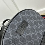 Gucci GG black Supreme canvas GG crossbody bag ‎771164