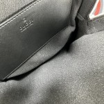 Gucci GG black Supreme canvas GG crossbody bag ‎771164