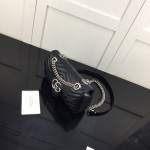 Gucci GG Marmont matelasse mini bag Black