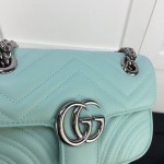 Gucci GG Marmont matelasse mini bag Green