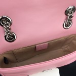 Gucci GG Marmont matelasse mini bag Pink