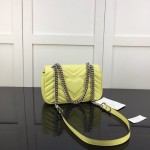 Gucci GG Marmont matelasse mini bag Yellow