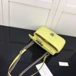 Gucci GG Marmont matelasse mini bag Yellow