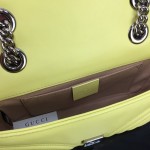 Gucci GG Marmont matelasse mini bag Yellow