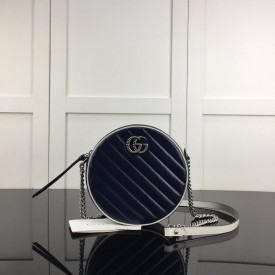 Replica Gucci GG Marmont mini round shoulder bag