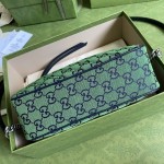 Gucci GG Marmont Multicolour small shoulder bag green 447632