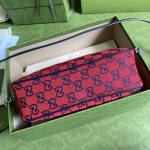 Gucci GG Marmont Multicolour small shoulder bag red 447632