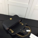 Gucci GG Marmont small matelassé shoulder bag Black