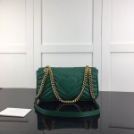 Gucci GG Marmont small matelassé shoulder bag Green