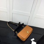 Gucci GG Marmont small matelassé shoulder bag Tan