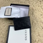 Gucci Signature leather card case Black