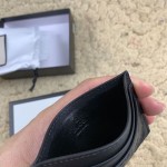 Gucci Signature leather card case Black