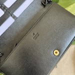 Gucci Horsebit 1955 wallet with chain ‎621892 Black