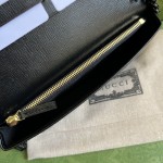 Gucci Horsebit 1955 wallet with chain ‎621892 Black