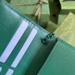 Gucci Horsebit 1955 wallet with chain ‎621892 Green