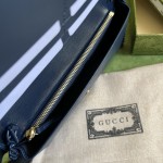 Gucci Horsebit 1955 wallet with chain ‎621892 Navy