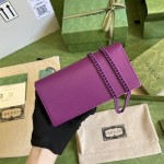 Gucci Horsebit 1955 wallet with chain ‎621892 Purple