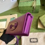 Gucci Horsebit 1955 wallet with chain ‎621892 Purple