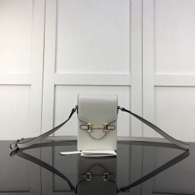 Gucci Horsebit 1955 mini bag white