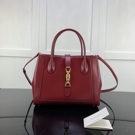 Gucci Jackie 1961 medium tote bag 649016 Red