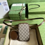 Gucci Mini bag with Interlocking G‎ 700959 Brown