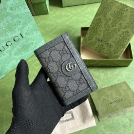 Gucci Ophidia card case‎ ‎734943 Grey